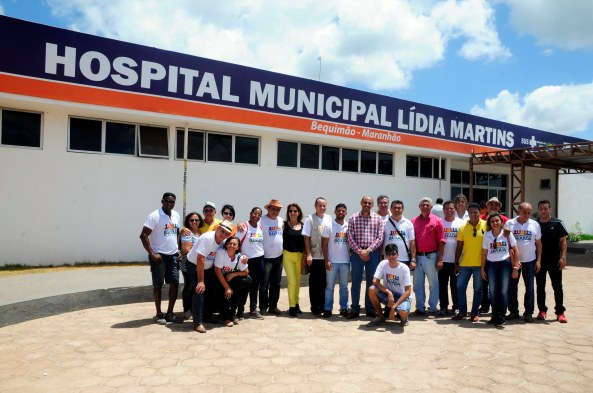 Visita ao Hospital de Bequimão para conhecer toda a estrutura da Unidade de Saúde